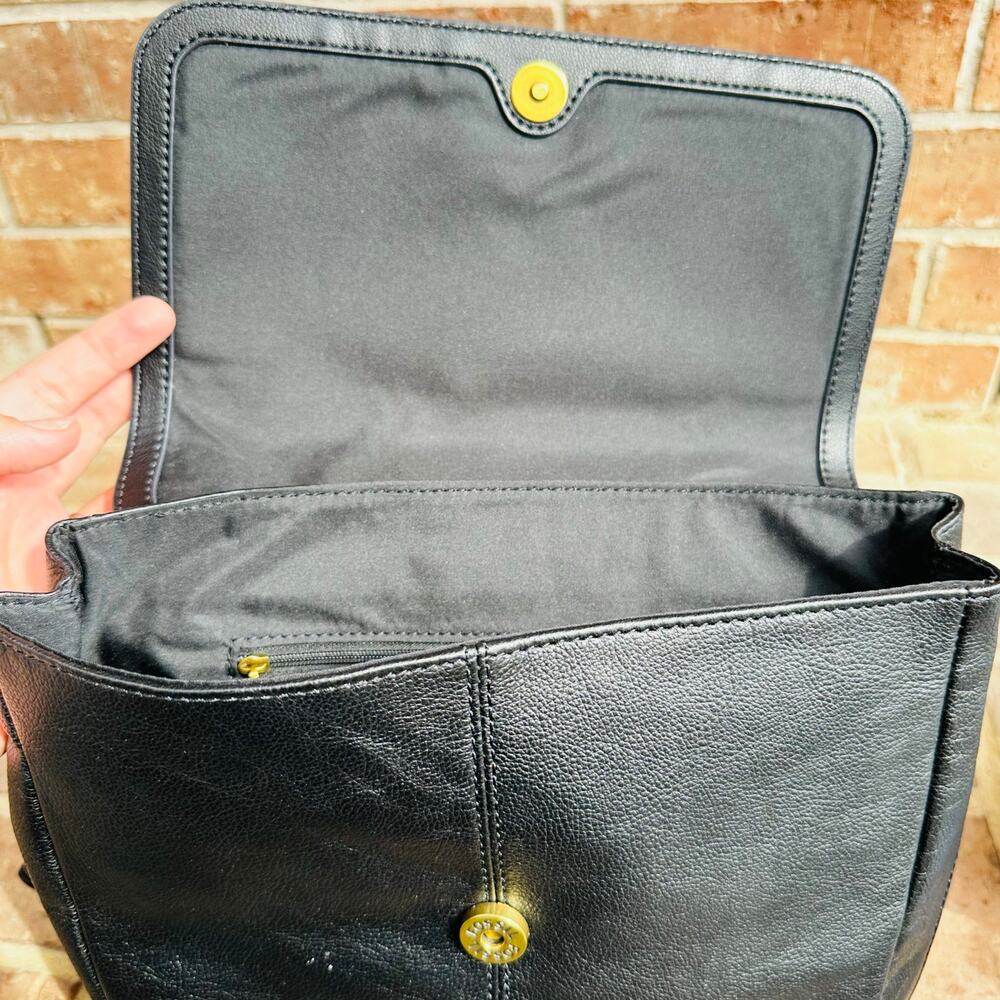 Fossil Black Leather Backpack - Picture 6 of 11